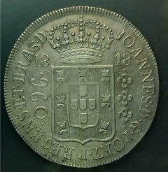 Brasil 960 Réis 1818R S/8R MEXICO 1798FM VAR25-A 