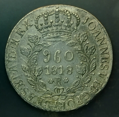 Brasil 960 Réis 1818R S/8R POTOSI 1817PJ VARGD-3A CI-F0