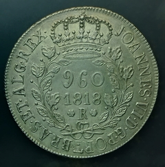 Brasil 960 Réis 1818R S/8R LIMA PJ VARGD-22A CI-P0