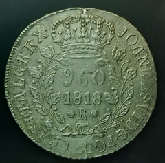 Brasil 960 Réis 1818R S/8R COLONIAL VAR23A