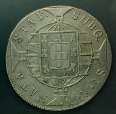 Brasil 960 Réis 1819R S/8R LIMA 1800JP VAR39-A CI-F0