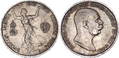 Austria - 5 Corona - 1908 - KM# 2809