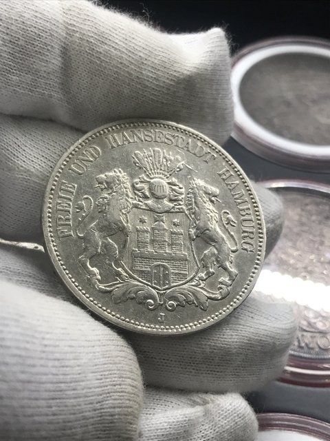Hamburgo - Alemanha - 5 Mark - 1901