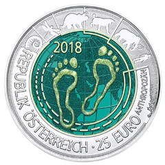 Austria - 25 Euro - 2018 - Anthropocene - Niobium