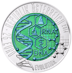 Austria - 25 Euro - 2014 - Evolution - Niobium