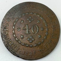 Brasil - 40 Réis 1828 R - Catálogo AI C.600