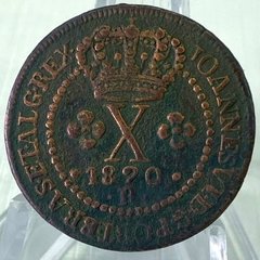 Brasil - X Réis 1820 R - Catálogo C.502