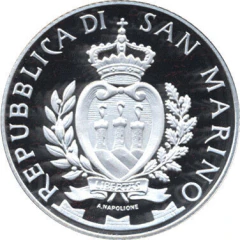 San Marino - 5 Euro - 2014 - KM# 534 - Ayrton Senna