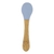COLHER DE BAMBU E SILICONE AZUL LINHA ECO GREEN - CLINGO