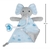 NANINHA ELEFANTE COM PRENDEDOR DE CHUPETA SONINHO AZUL - comprar online