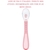 COLHER FLEXIVEL EM SILICONE ROSA COM VENTOSA - BUBA - loja online