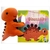 LIVRO INFANTIL ABRACOS CARINHOSOS: DINOSSAURO - COM PELUCIA