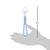 Imagem do COLHER FLEXIVEL EM SILICONE AZUL COM VENTOSA - BUBA