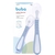 COLHER FLEXIVEL EM SILICONE AZUL COM VENTOSA - BUBA