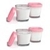 POTES DE VIDRO PARA ARMAZENAMENTO DE LEITE MATERNO ROSA CLINGO - Vila Kids Artigos e Acessórios infantis
