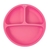 PRATO INFANTIL EM SILICONE COM DIVISORIAS ROSA - CLINGO