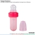 PORTA-FRUTINHAS EM SILICONE ROSA BUBA INTRODUÇÃO ALIMENTAR - comprar online