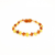 Pulseira/Tornozeleira de Âmbar - Polido - Bicolor - 17cm - Infantil - Vila Kids Artigos e Acessórios infantis