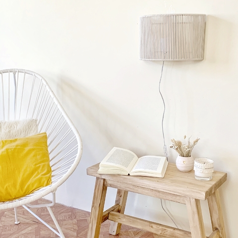APLIQUE DE PARED FRANCISCA CON TECLA Y ENCHUFE