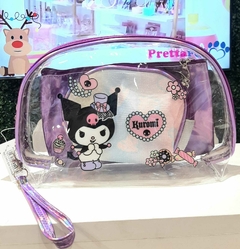 Set x 3 Neceser Sanrio (Melody Kuromi Cinnamoroll) - tienda online