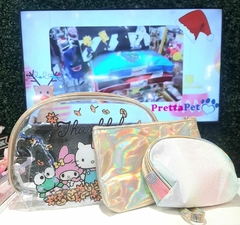 Set x 3 Neceser Sanrio (Melody Kuromi Cinnamoroll) - tienda online