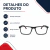 Armação Masculina Retangular 18006 em Acetato - Óculos de Grau Completo e Armações | Draffini