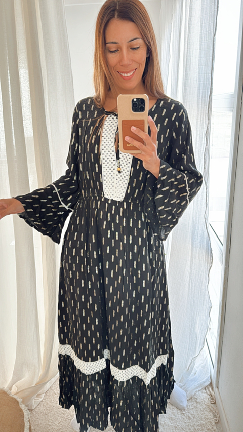 Vestido Lirio Negro