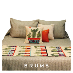 . Pie de cama Cactus . - brums