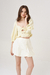 Falda Ballon Off White - comprar online