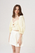 Falda Ballon Off White - comprar online