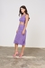 Falda Violeta Midi - comprar online