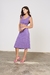 Falda Violeta Midi - tienda online