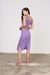 Falda Violeta Midi - comprar online