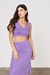 Falda Violeta Midi - comprar online