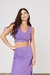 Falda Violeta Midi - M i n t .