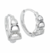 Aros Cubic Plata Cris