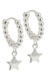 Aros Cubic Plata Mini Estrellita