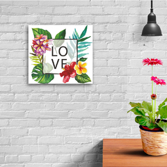 Cuadritos Decorativos. Frases con flores y plantas en internet