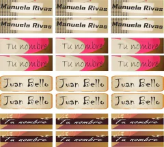 Etiquetas Autoadhesivas Escolares-Utiles- Oficinas- Rotulos. Organizadores, Cajones, Estantes. Varios Diseños y Medidas en internet