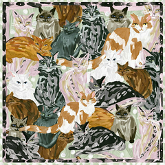 PAÑUELO GATITOS