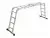 ESCALERA PLEGABLE MULTIFUNCION 4X4 CON PLATAFORMA - KUSHIRO - comprar online