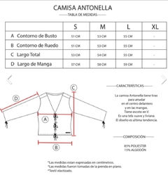CAMISA ANTONELLA Progressive - Bella Sofi Jeans