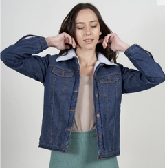 Campera de Jeans con Corderito - comprar online