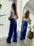 PANTALON WIDE LEG AZUL - comprar online