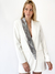 BLAZER BLANCO CON MALLA PLATEADA - comprar online