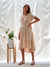 VESTIDO ESCOTE EN V NUDE en internet