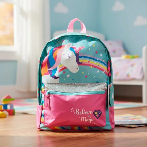Mochila Unicornio 16 Pulgadas Escolar Urbana Original