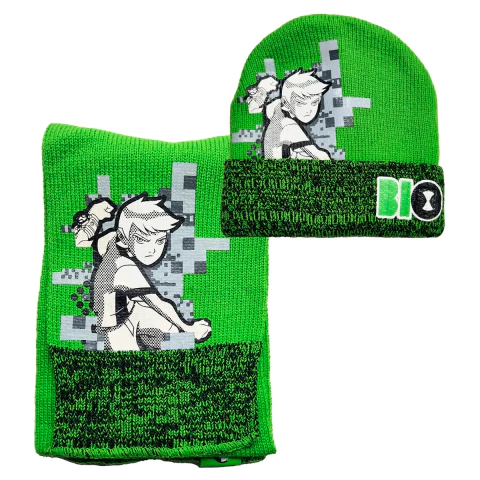 Ben 10 Bufanda + Gorro Licencia Original Niños Outlet