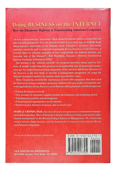 Libro Going Business On The Internet Mary Cronin en internet