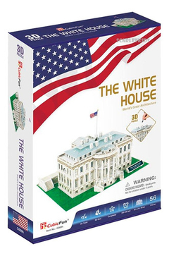 Estatua De La Libertad White House Rompecabezas 3d Cubic Fun - comprar online